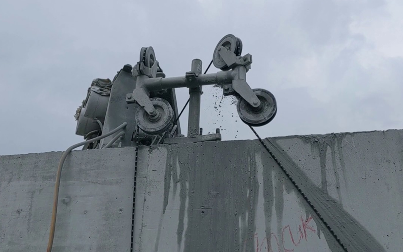 Rcc Cutting By Wire Saw